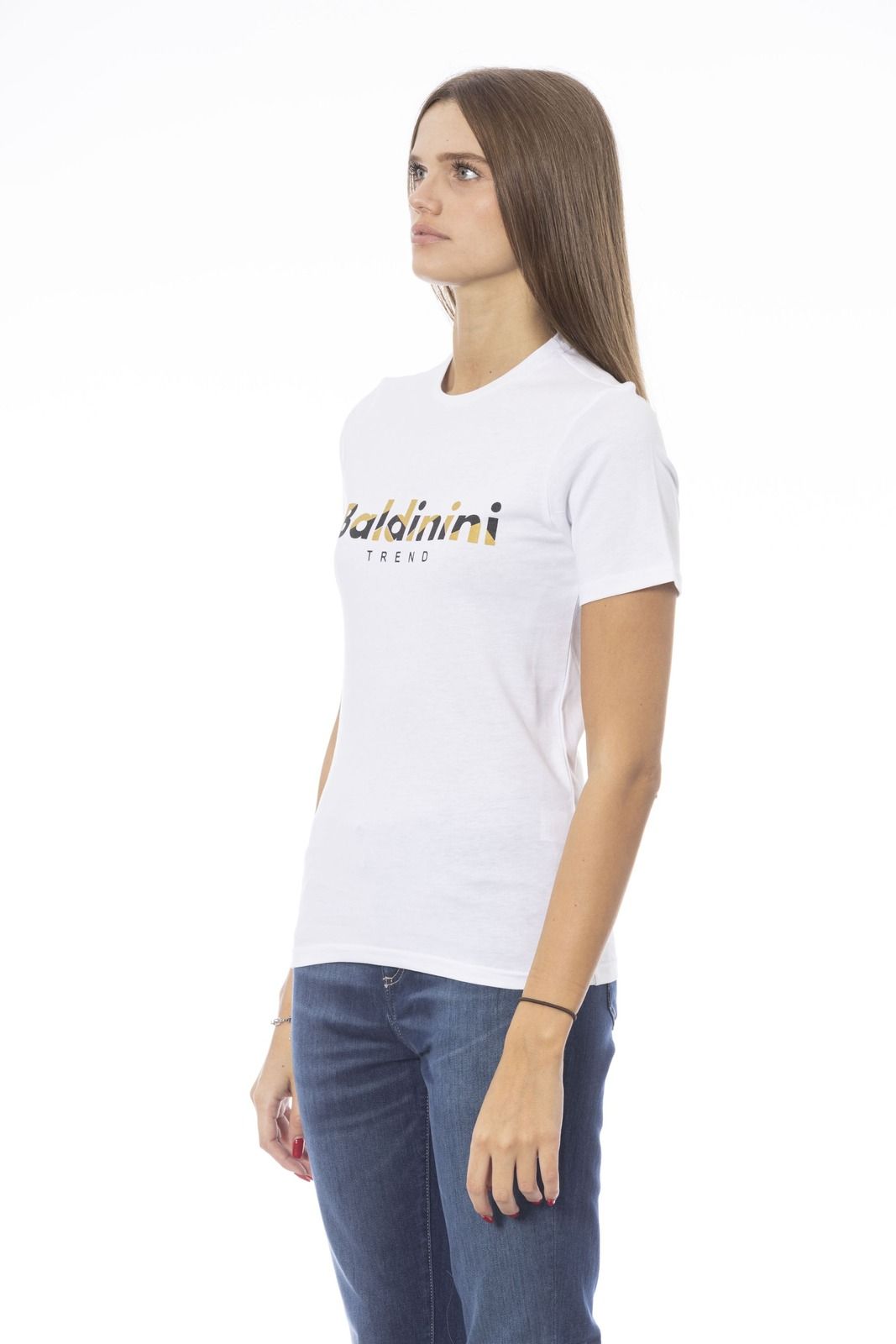 Baldinini Trend T-Shirt TSD04_MANTOVA – Weiß 3