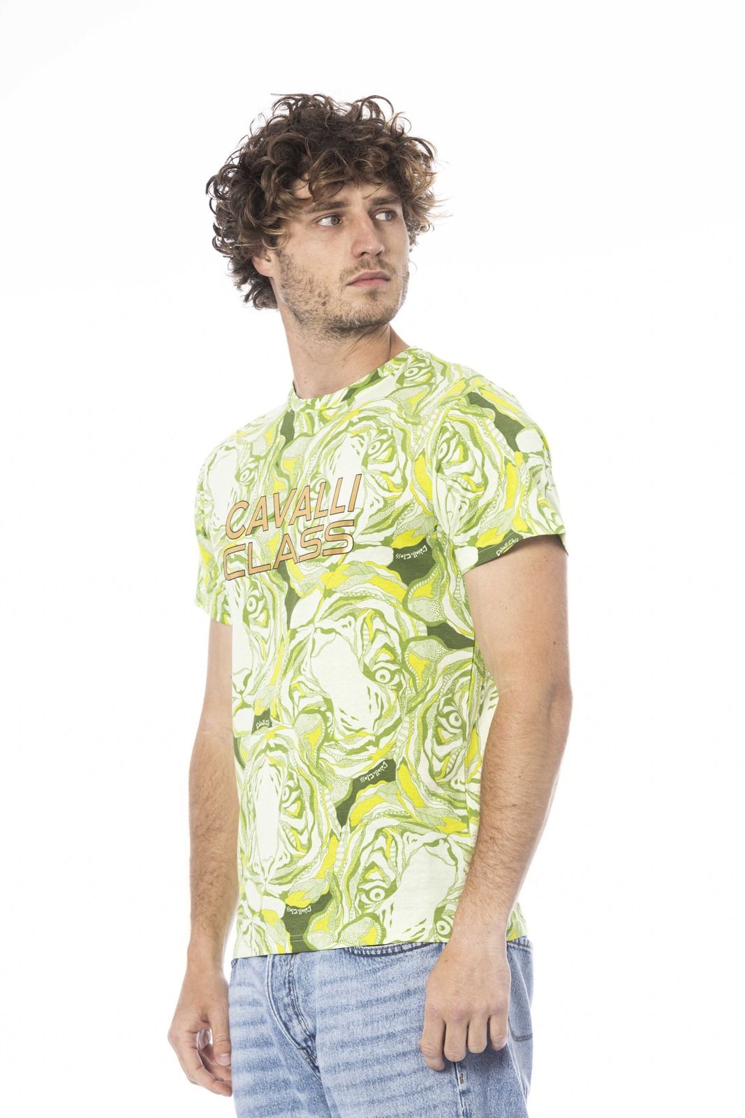 Cavalli Class T-Shirt CLL2MTS05 SXH01D – Grün 2