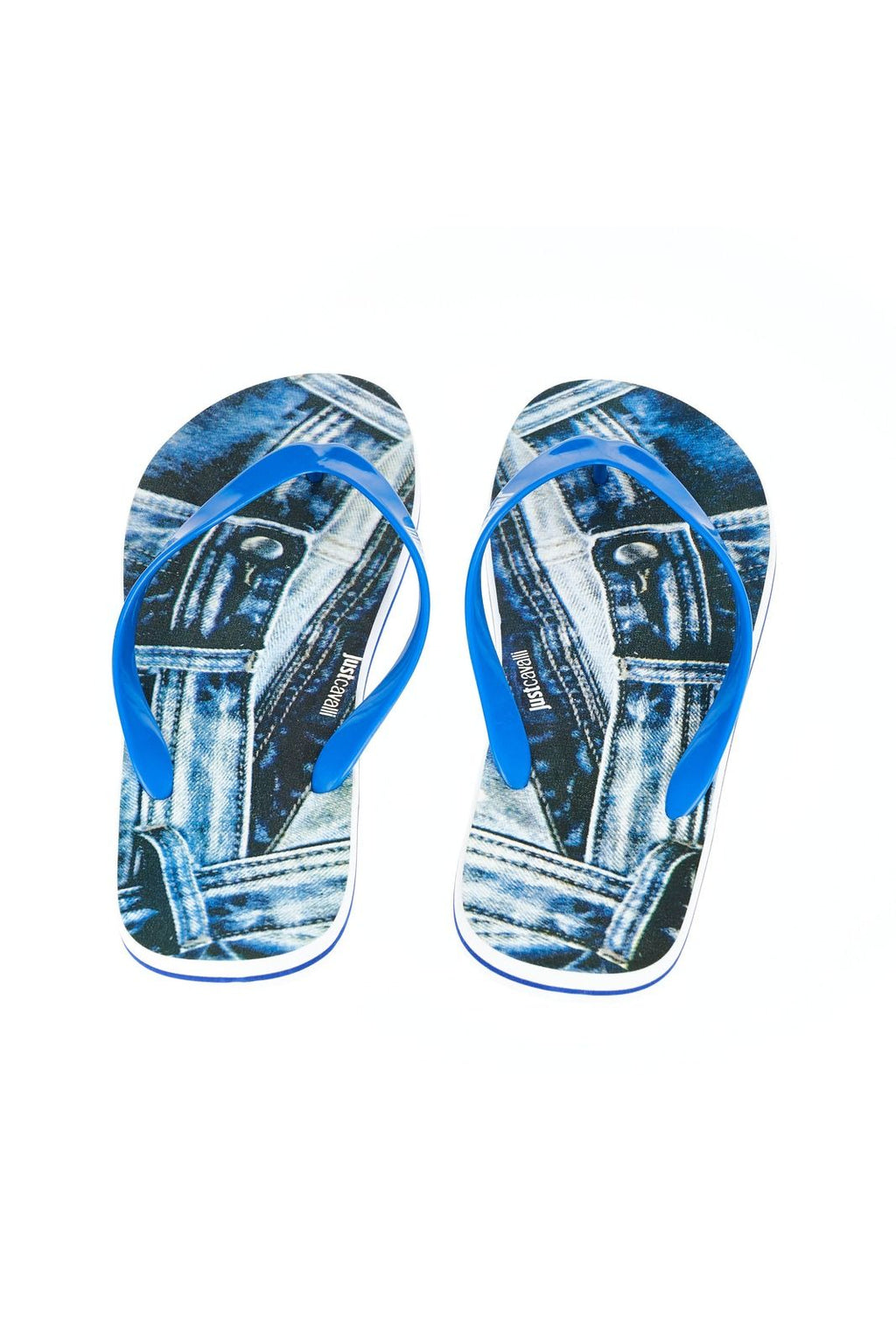 Just Cavalli Beachwear flip-flops A94 151 RMC – Blau 4