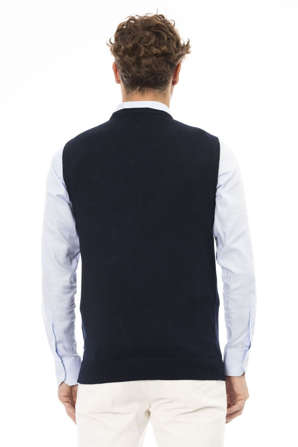 Alpha Studio Gilet AU2202D – Blau 3