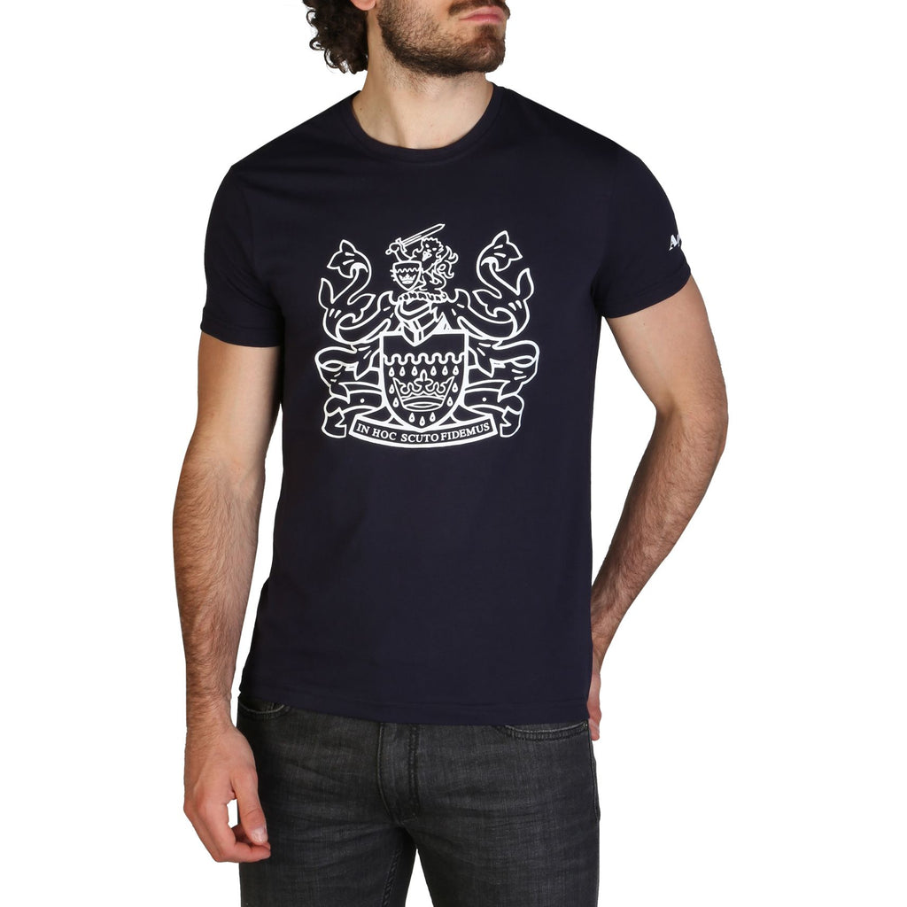 Aquascutum T-Shirt QMT002M0 – Blau 1
