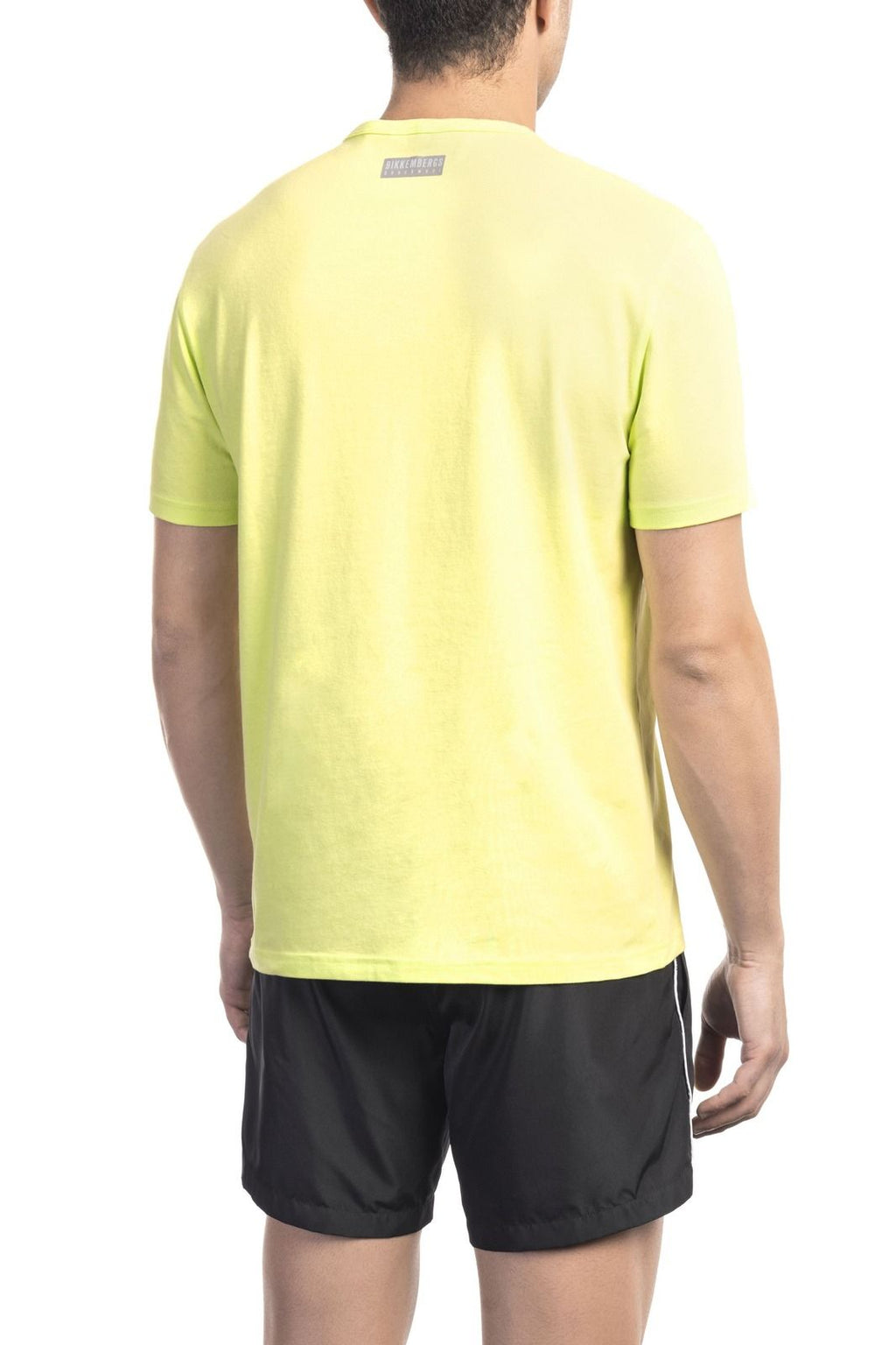 Bikkembergs Beachwear T-Shirt BKK1MTS02 – Gelb 2