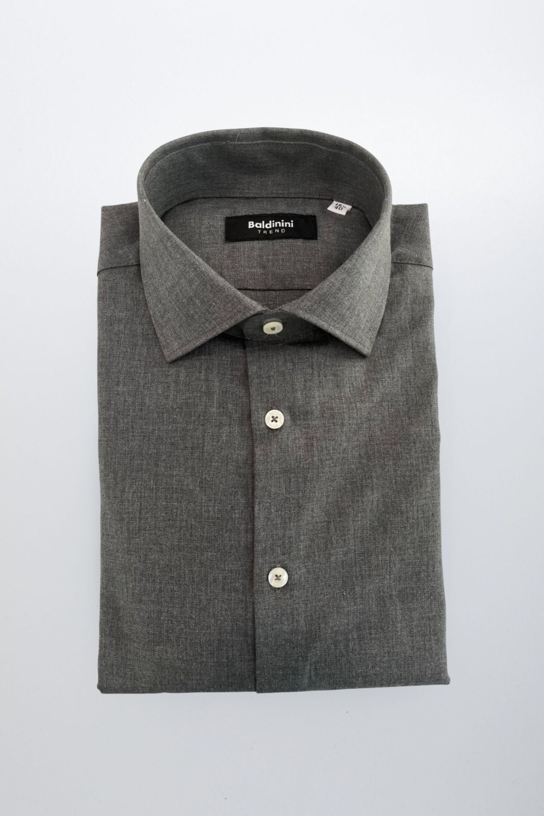Baldinini Trend Camicia SLIM FR 25 – Grau 1