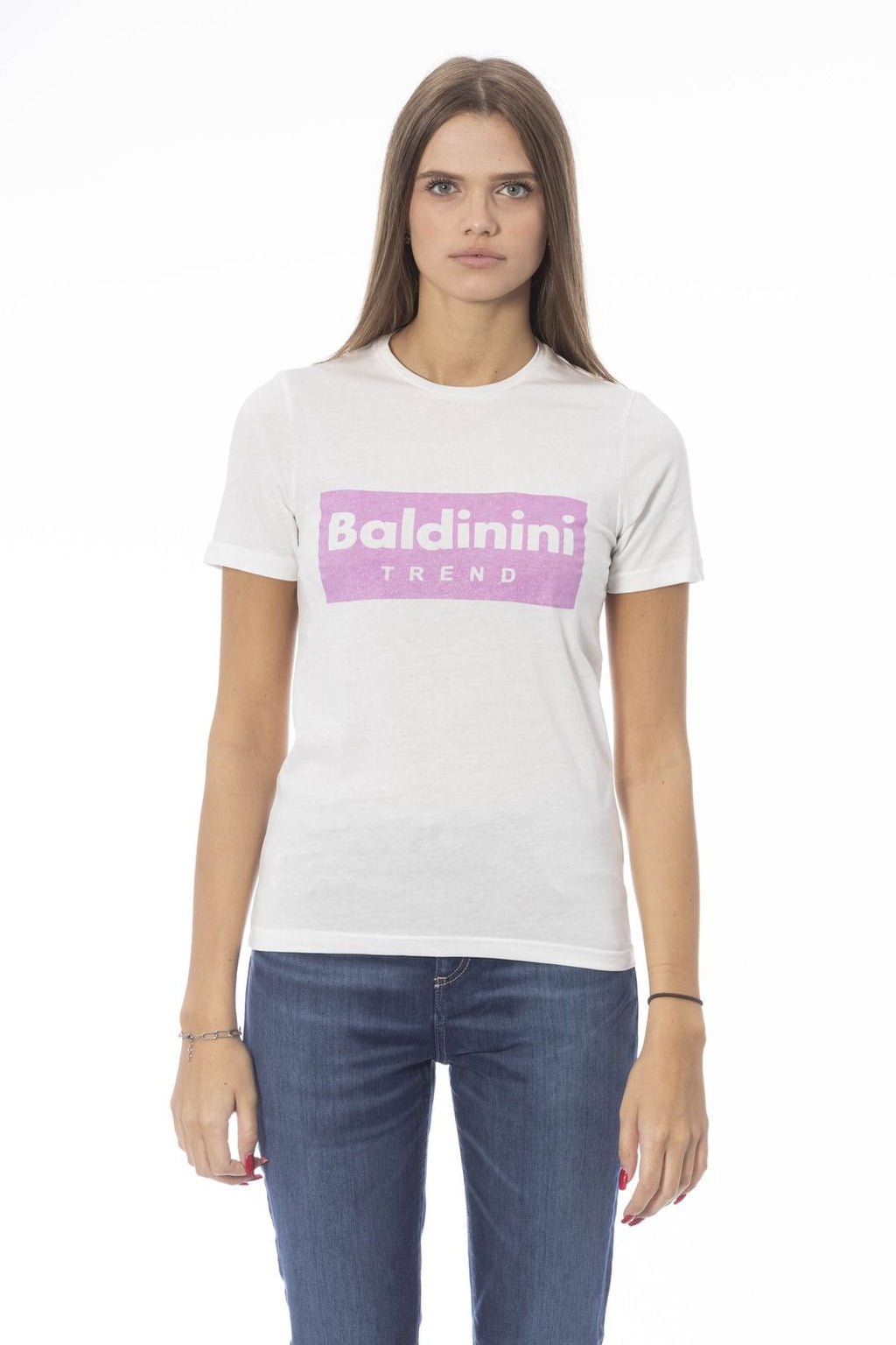 Baldinini Trend T-Shirt TSD02_MANTOVA – Weiß 1