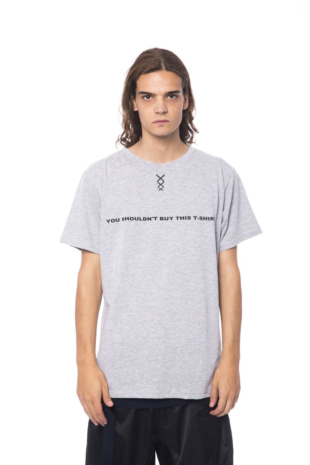 Nicolo Tonetto T-Shirt BLOCK NOT – Grau 1