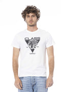 Cavalli Class T-Shirt CLL2MTS01 SXH01E – Weiß 1