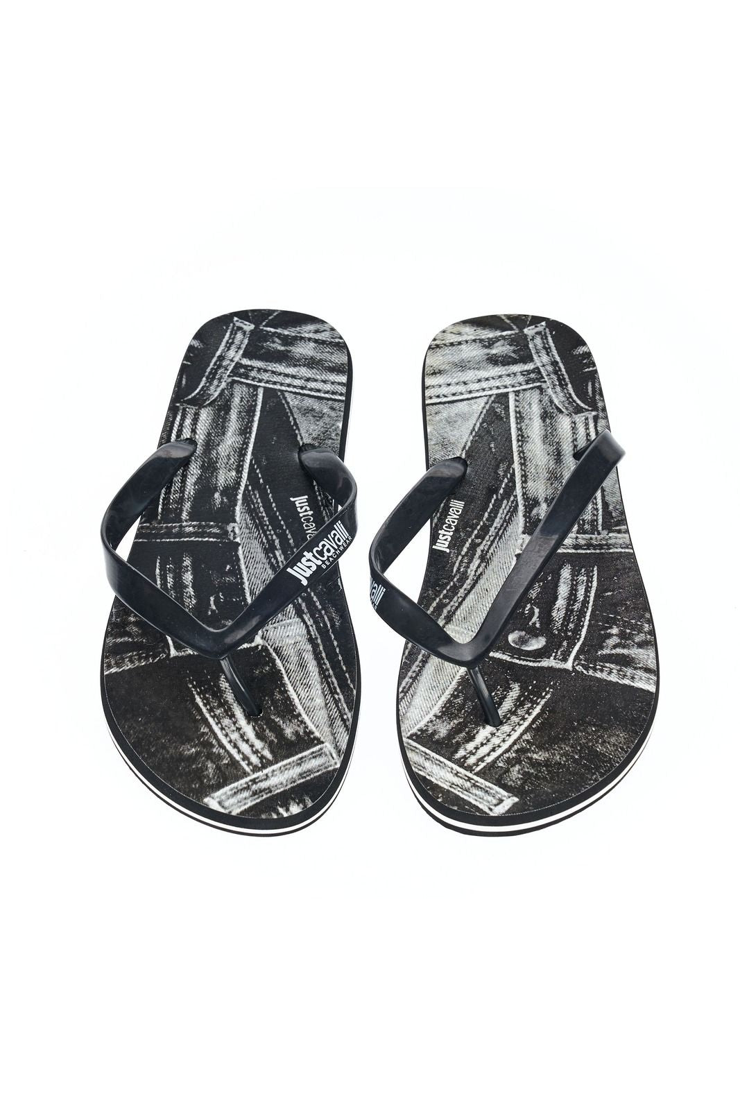 Just Cavalli Beachwear flip-flops A94 151 RMC – Schwarz 2