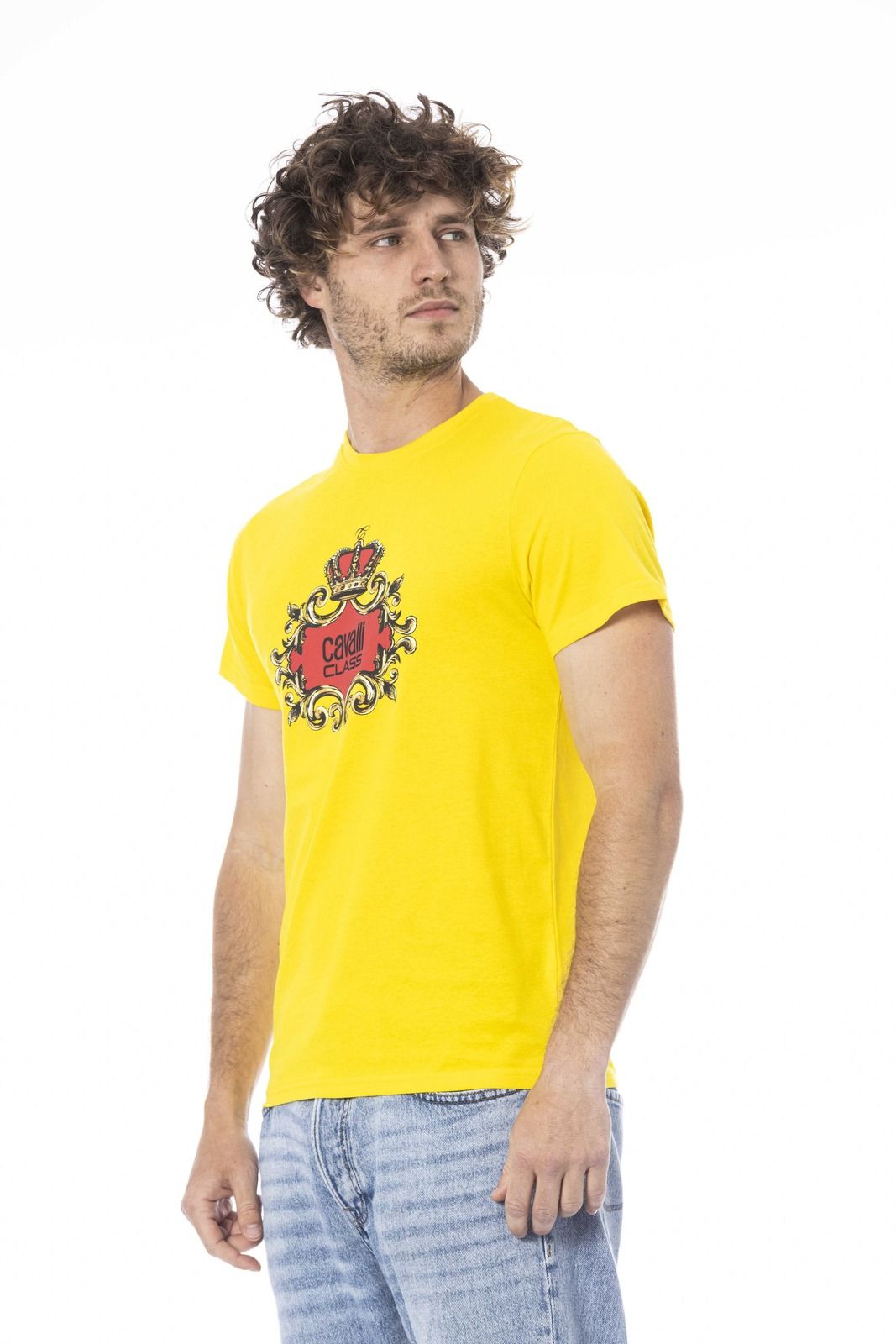 Cavalli Class T-Shirt CLL2MTS02 SXH01A – Gelb 2