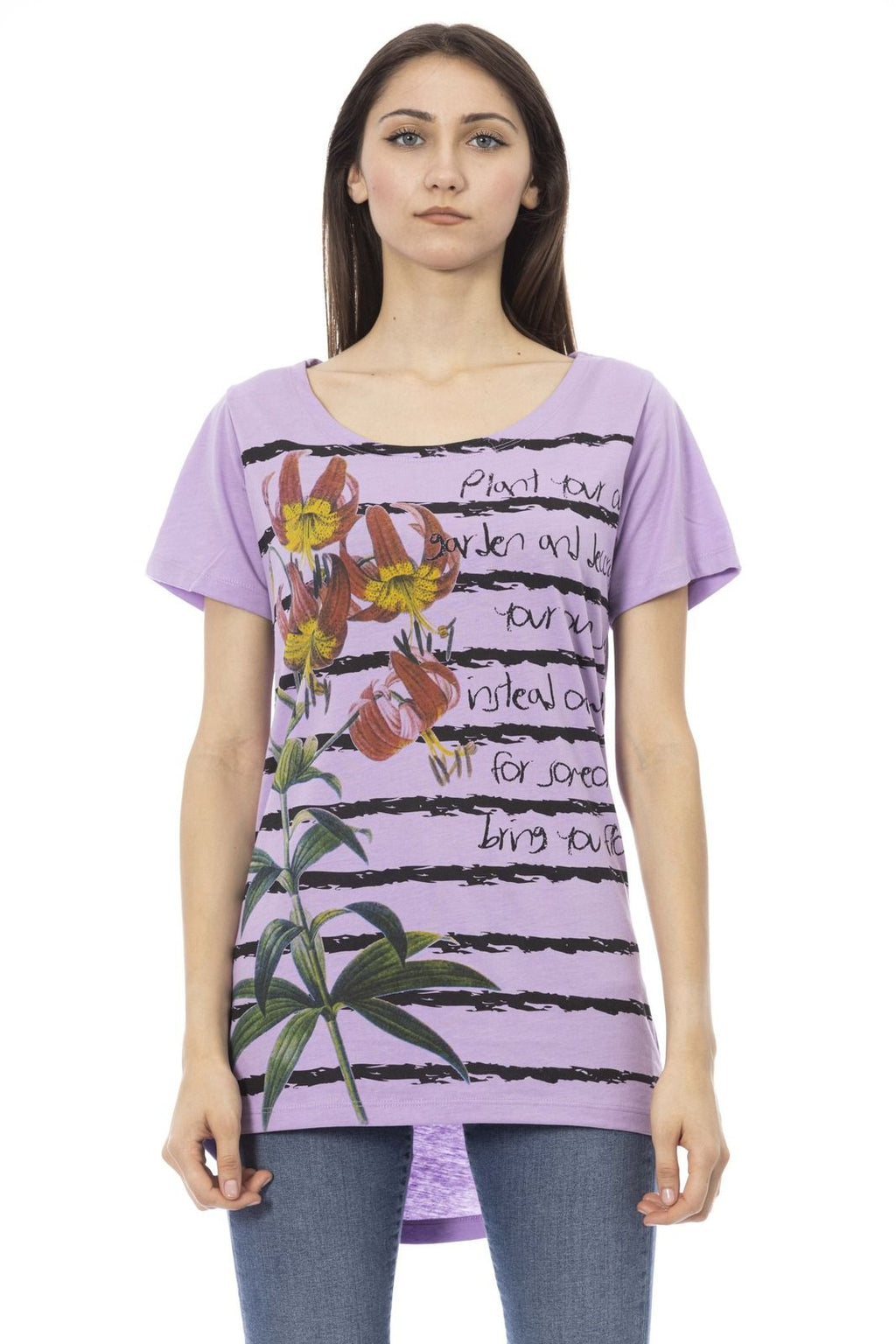 Trussardi Action T-Shirt 2BT04A – violet 1
