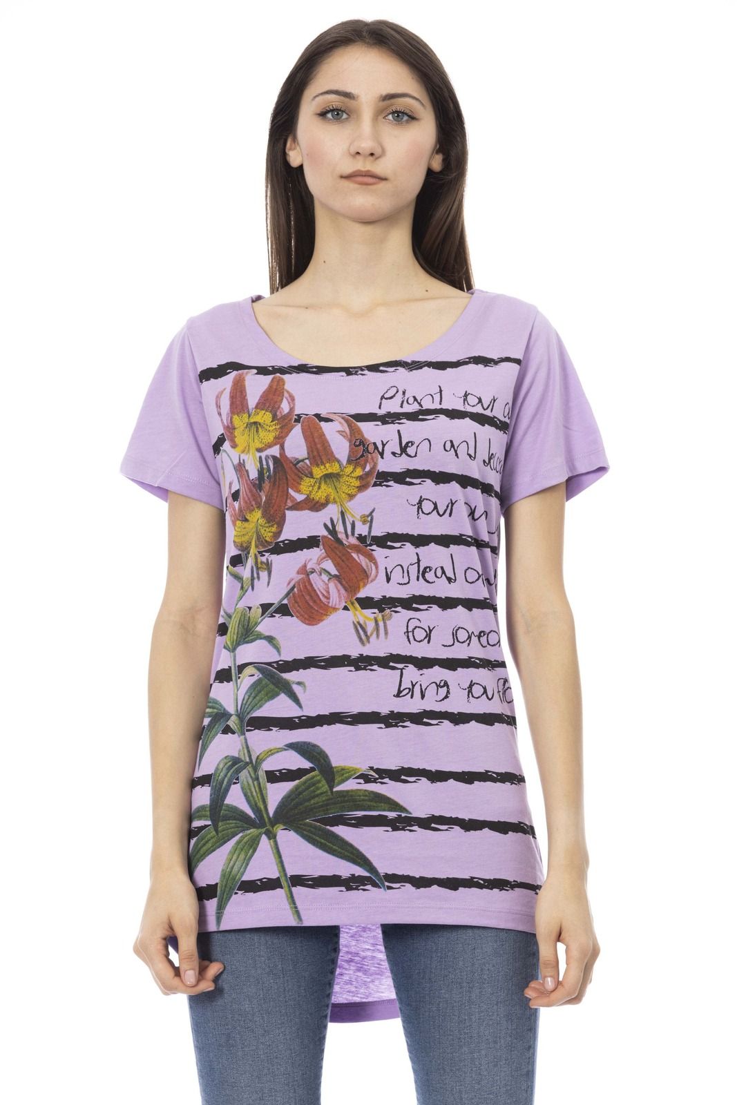 Trussardi Action T-Shirt 2BT04A – violet 1