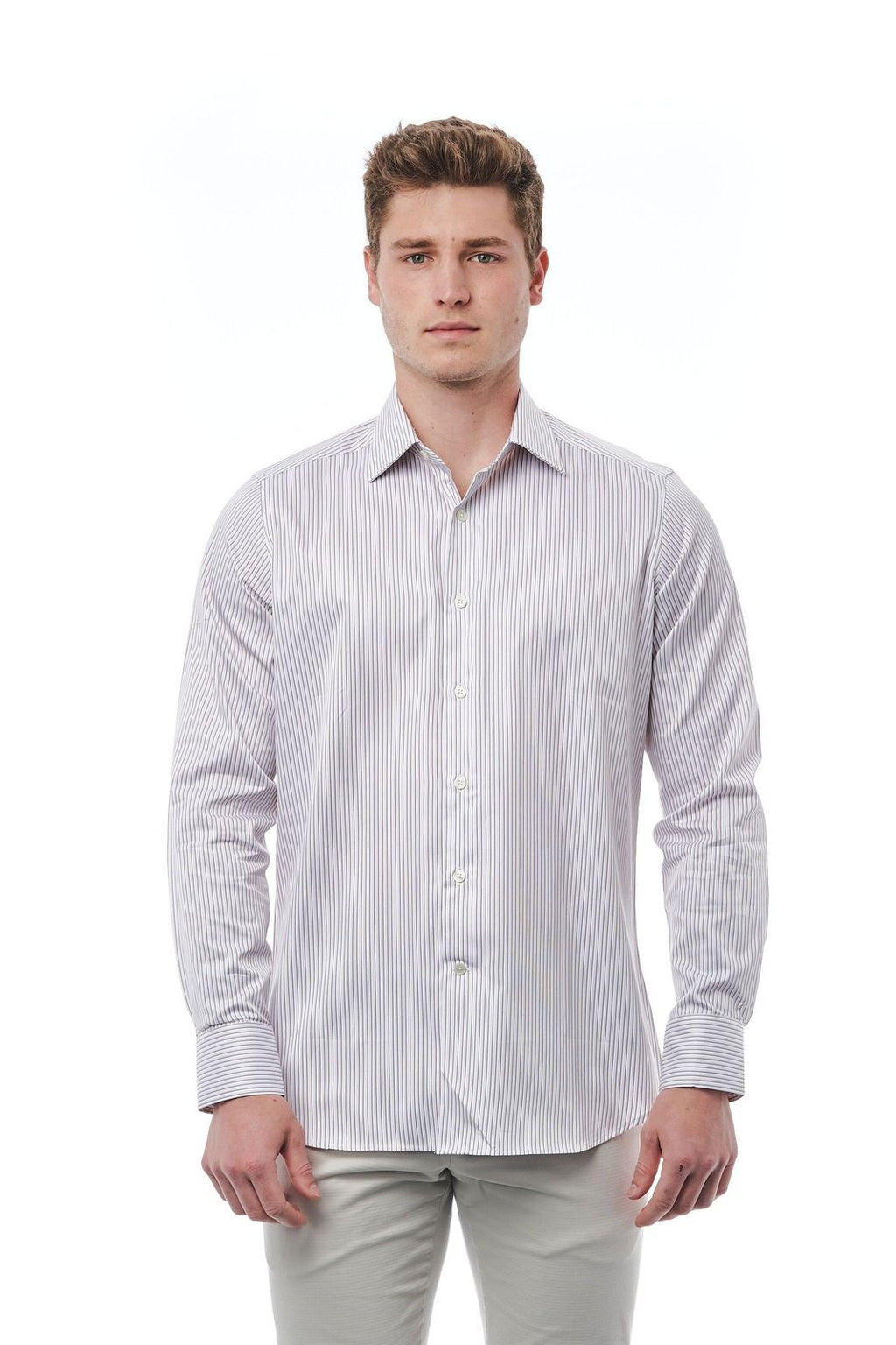 Bagutta Camicia 050_AL 57214 – Weiß 1