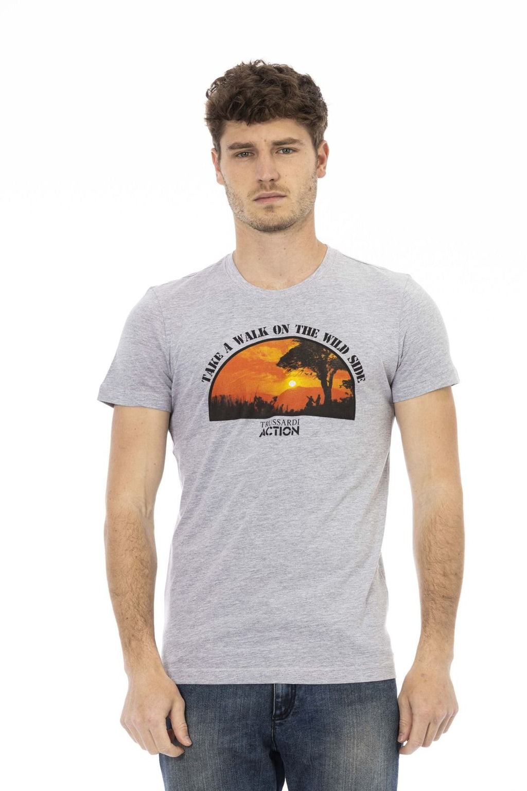Trussardi Action T-Shirt 2AT03B – Grau 1