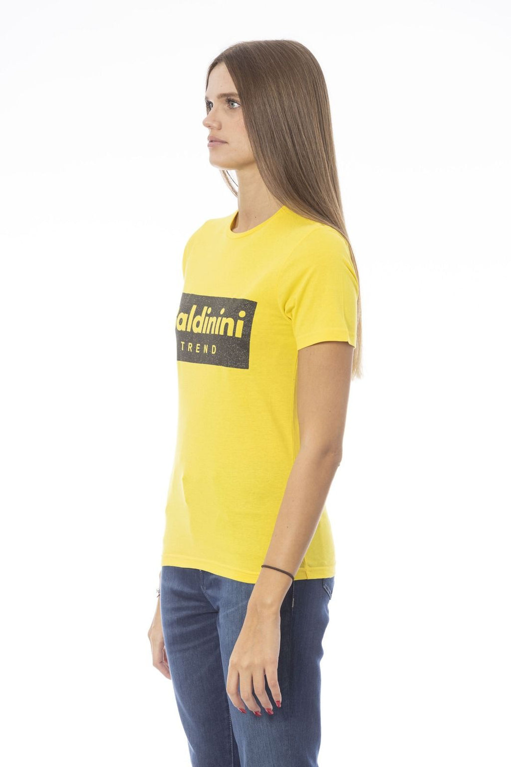 Baldinini Trend T-Shirt TSD07_MANTOVA – Gelb 3