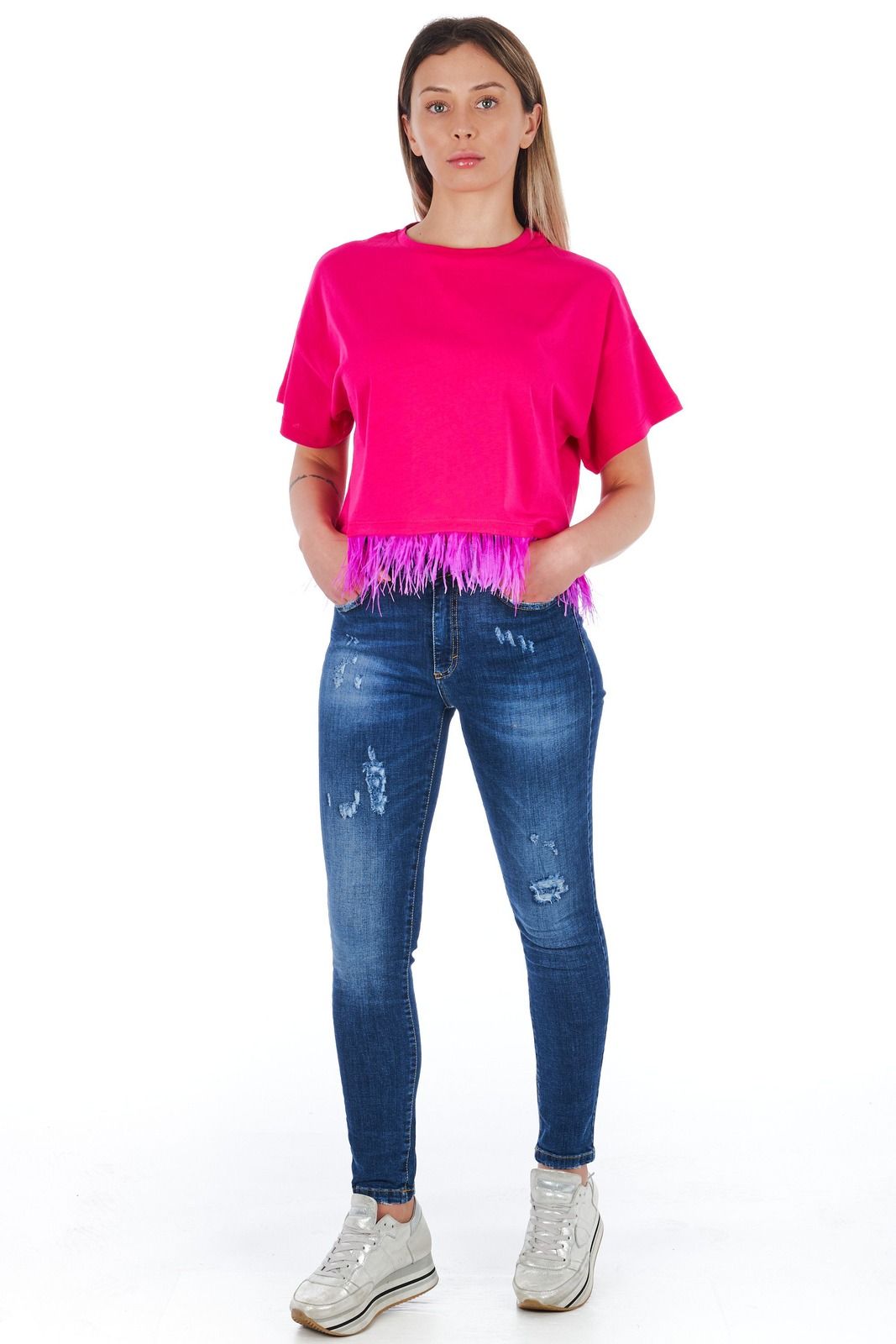 Frankie Morello Jeans FWCS9207JE – Blau 5