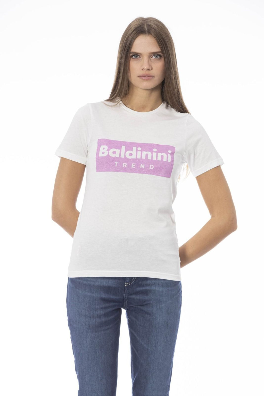 Baldinini Trend T-Shirt TSD02_MANTOVA – Weiß 2