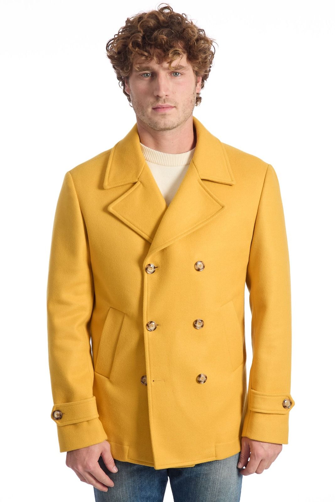 Roberto Pepe Luxury Cappotto CRPL15 NCA – Gelb 1