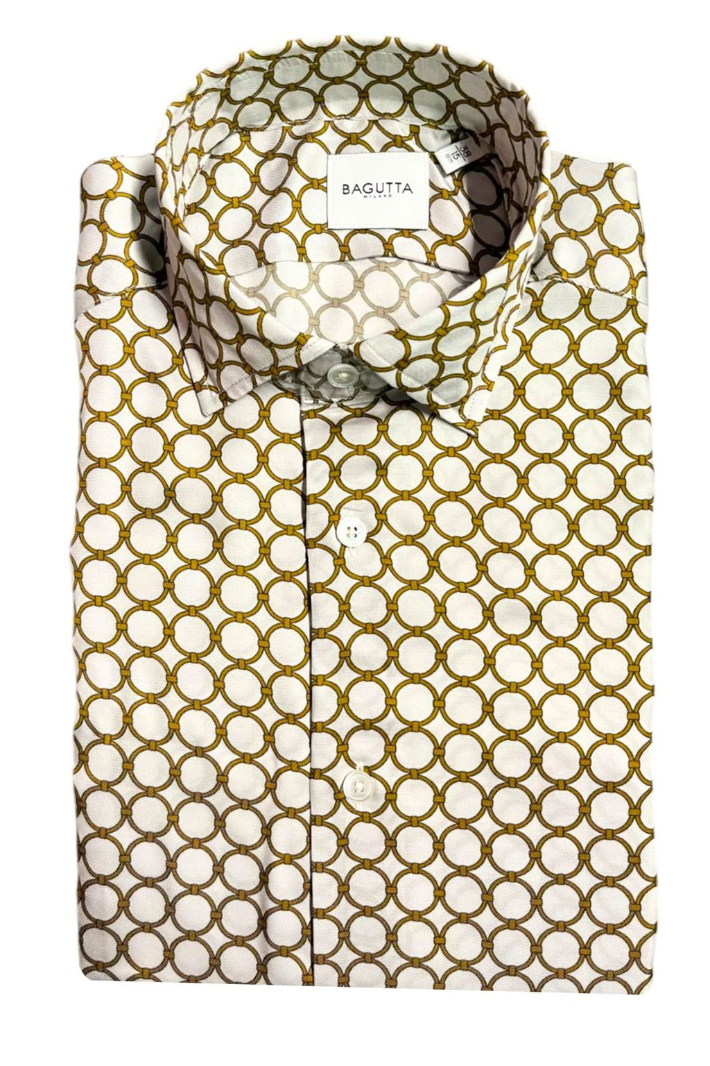 Bagutta Camicia 12756 LEO_EBL – Weiß 1
