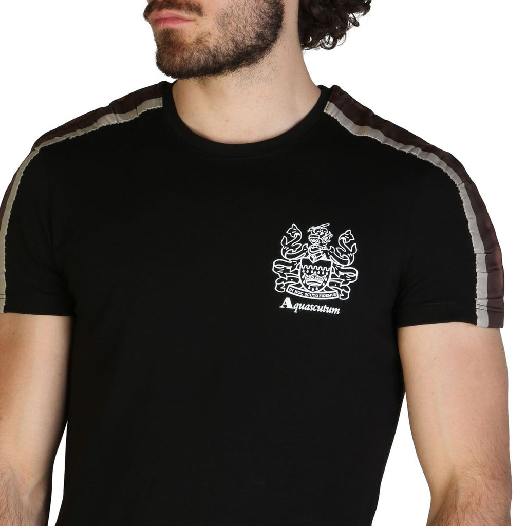 Aquascutum T-Shirt QMT017M0 – Schwarz 3
