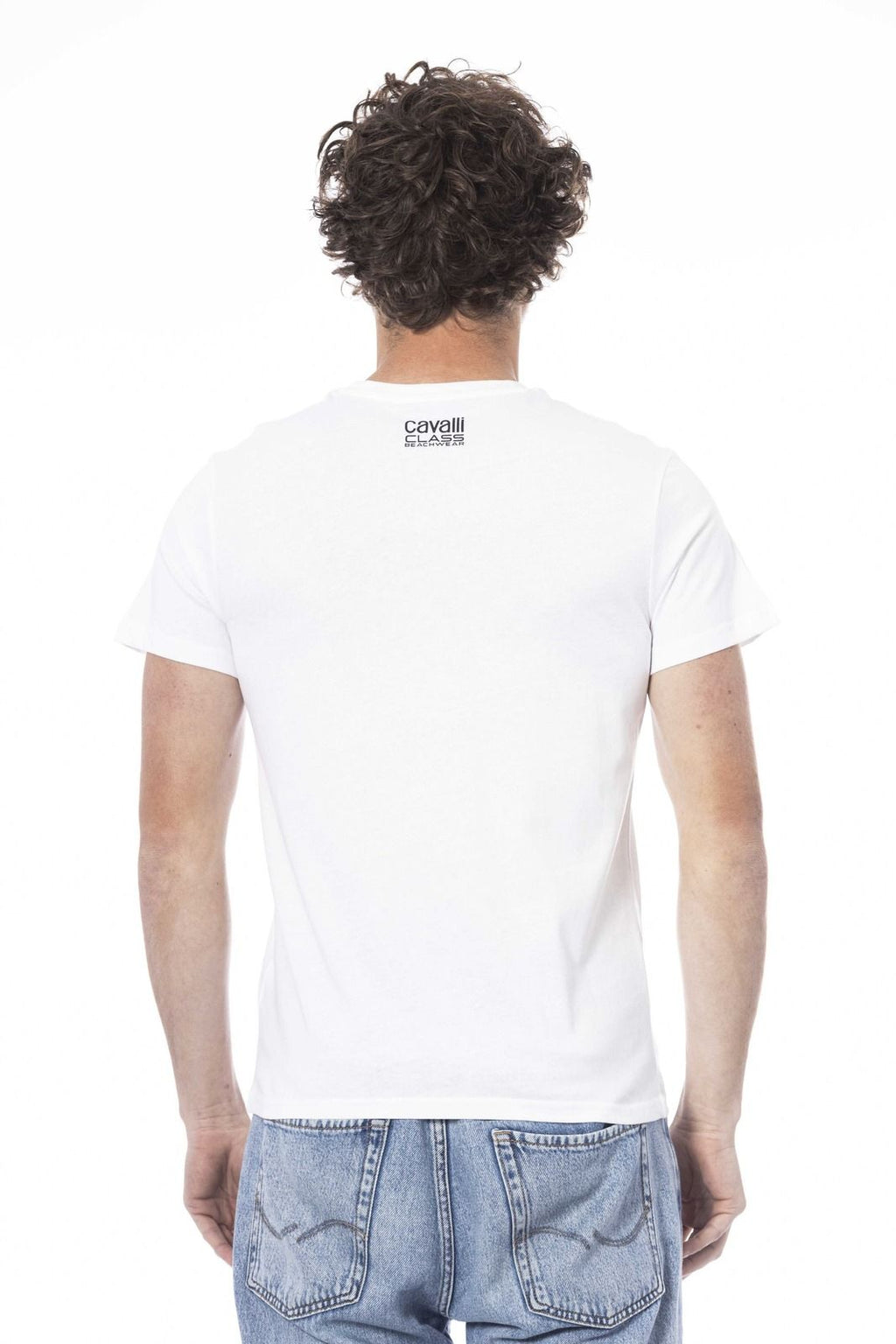Cavalli Class T-Shirt CLL2MTS01 SXH01E – Weiß 3