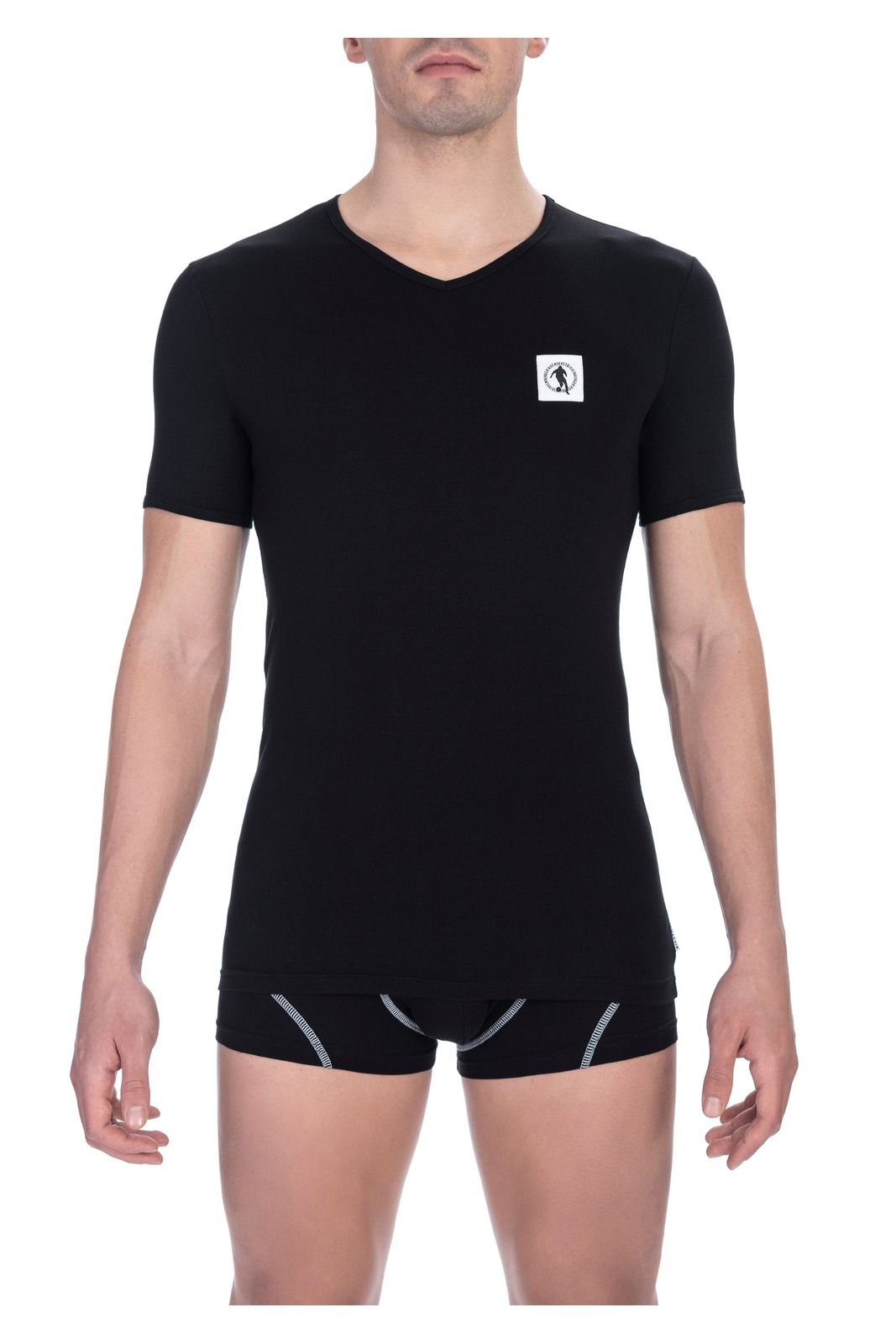 Bikkembergs T-Shirt BKK1UTS08SI – Schwarz 1