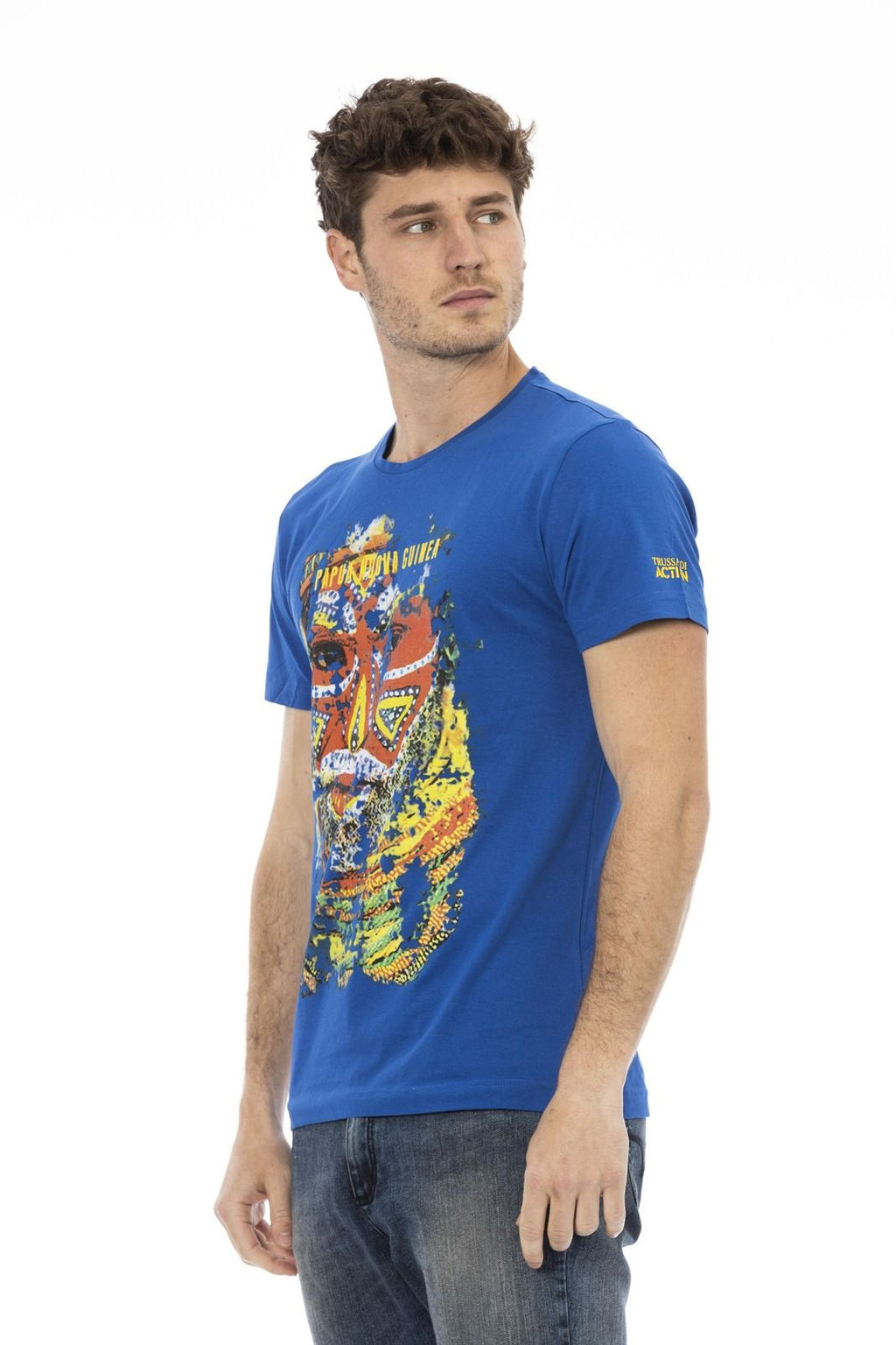 Trussardi Action T-Shirt 2AT17_NUOVA GUINEA – Blau 2
