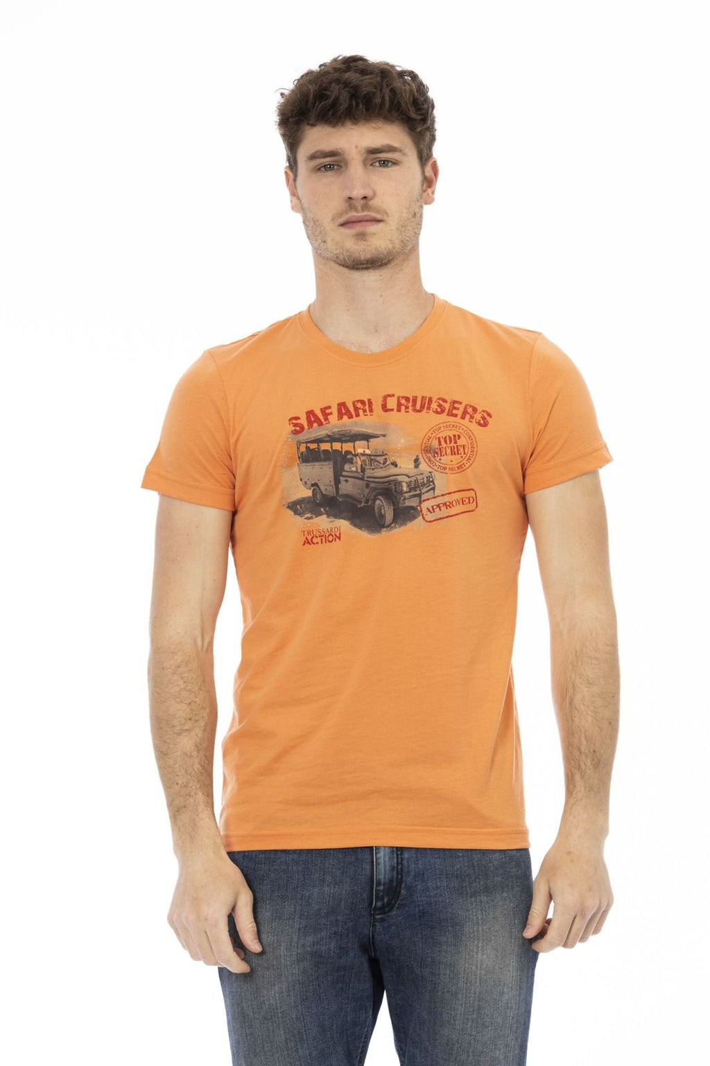 Trussardi Action T-Shirt 2AT02B – Orange 1