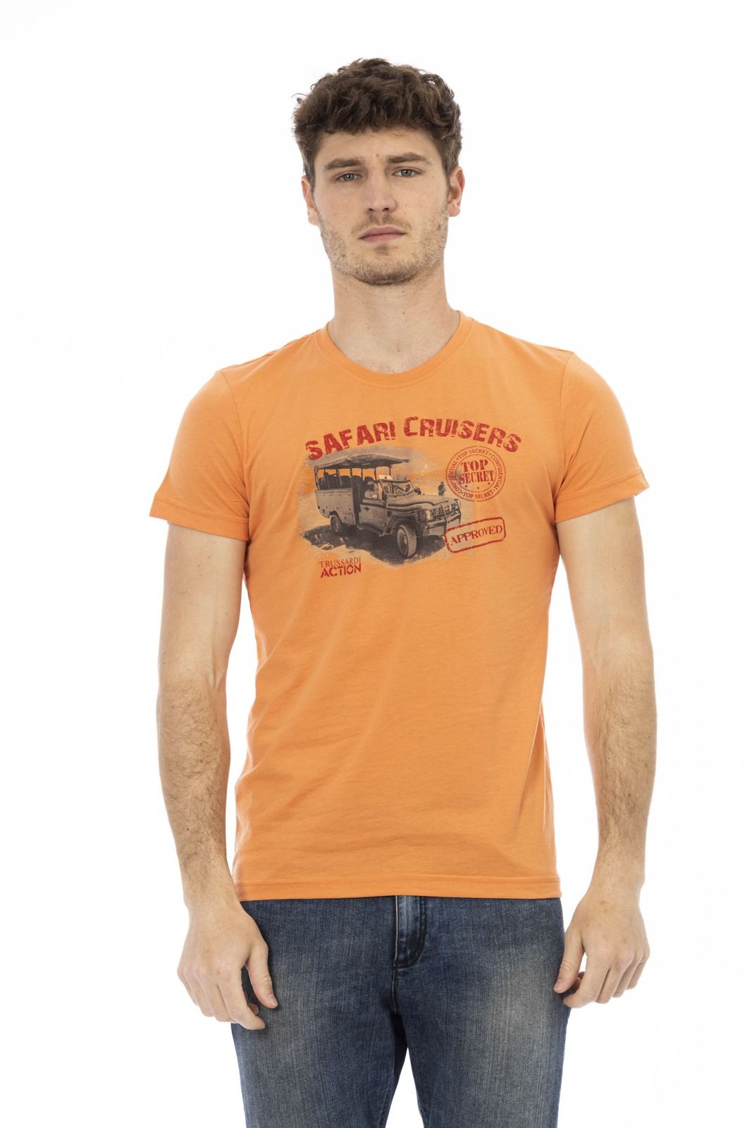 Trussardi Action T-Shirt 2AT02B – Orange 1