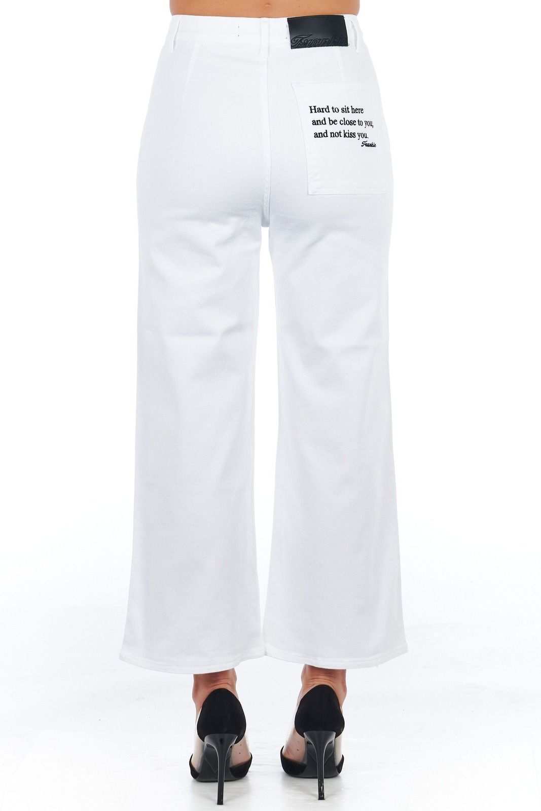 Frankie Morello Hose FWS0170PA 4021 – Weiß 4