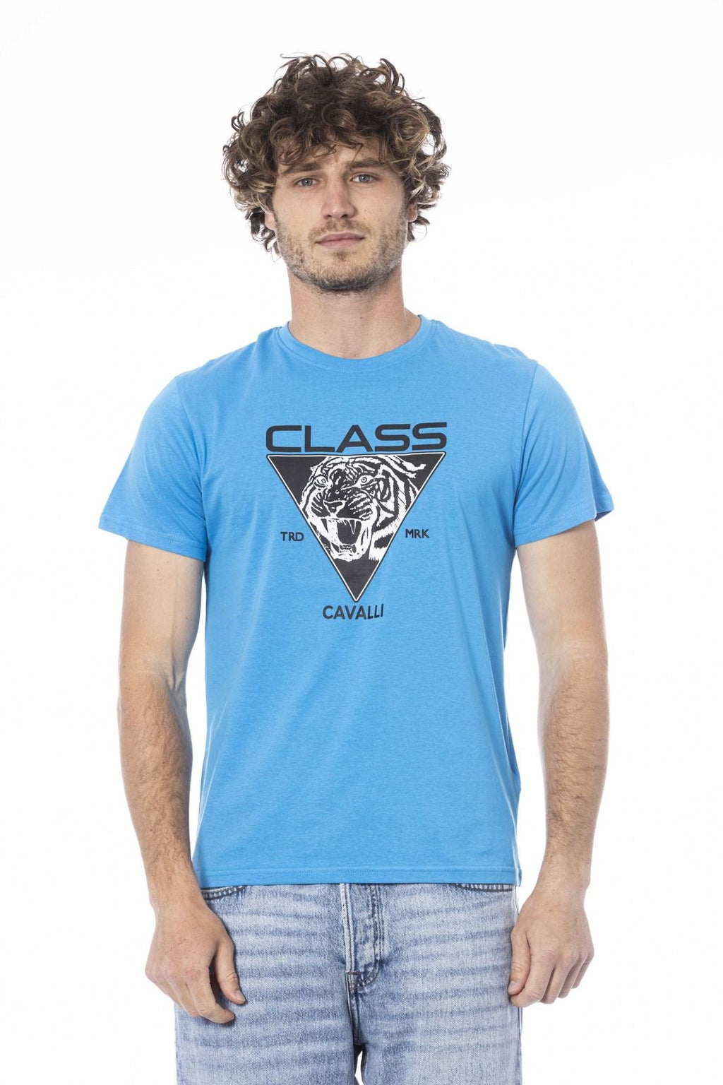 Cavalli Class T-Shirt CLL2MTS01 SXH01E – Blau 1