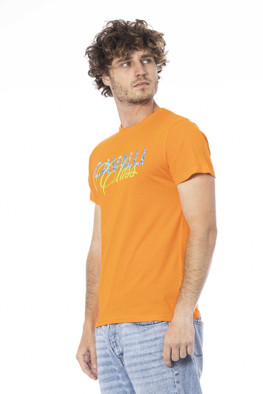 Cavalli Class T-Shirt CLL2MTS03 SXH01C – Orange 2