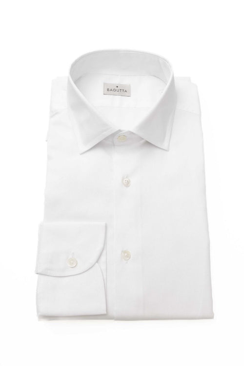 Bagutta Camicia 12509 LEO EBL – Weiß 1