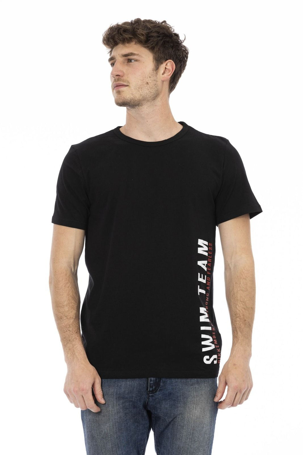 Bikkembergs Beachwear T-Shirt BKK1MTS04 – Schwarz 1