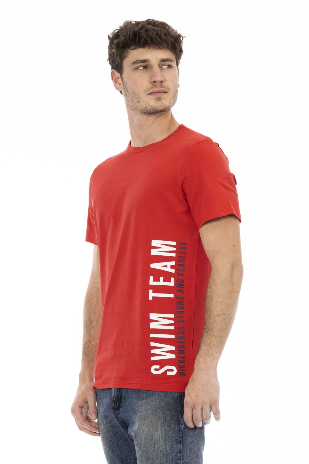 Bikkembergs Beachwear T-Shirt BKK1MTS04 – Rot 2